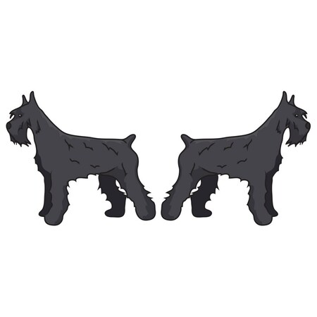 Signmission Giant Schnauzer Dog Decal, Dog Lover Decor Vinyl Sticker D-24-Giant Schnauzer